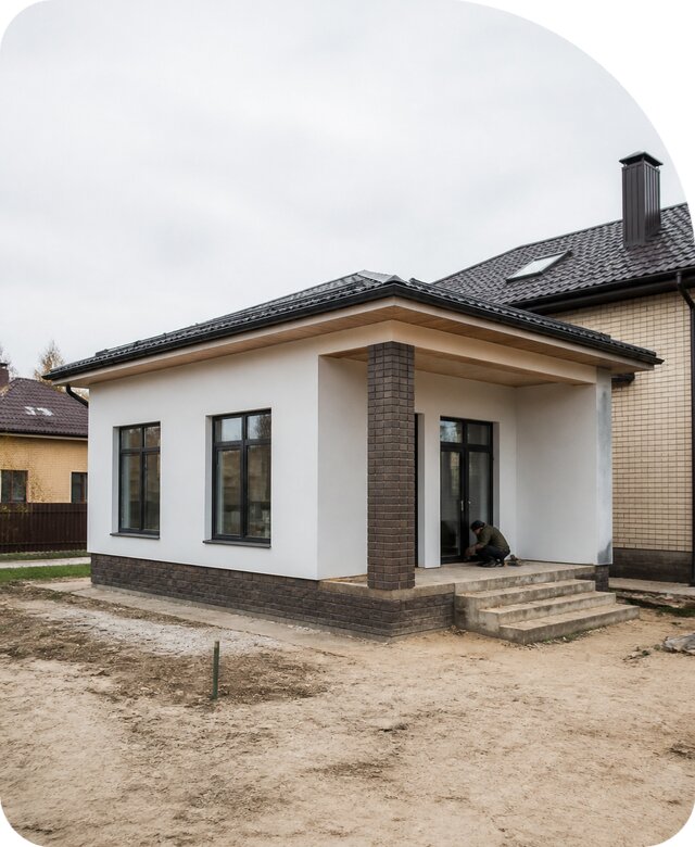 Строительство одноэтажной пристройки в Ирбите от 494685 р. | РадиДОМА-Рбт